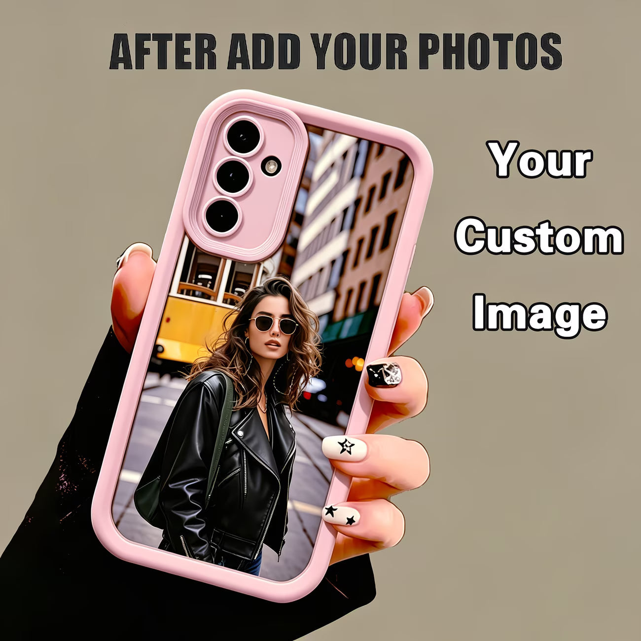 Funda para teléfono Galaxy compatibles con varios modelos, con bordes de color, hay Negro,Beige,Rosa claro , Borgoña o Marrón Oscuro.