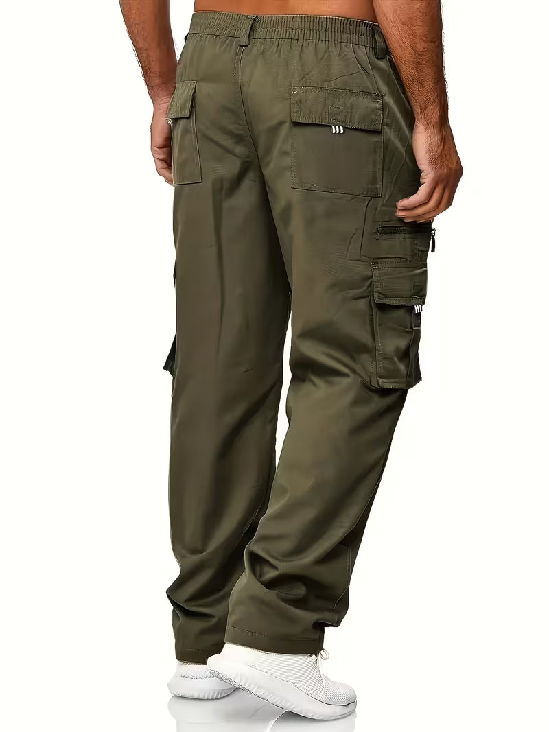 Pantalones cargo para hombre de trabajo y vestir, tallas grandes