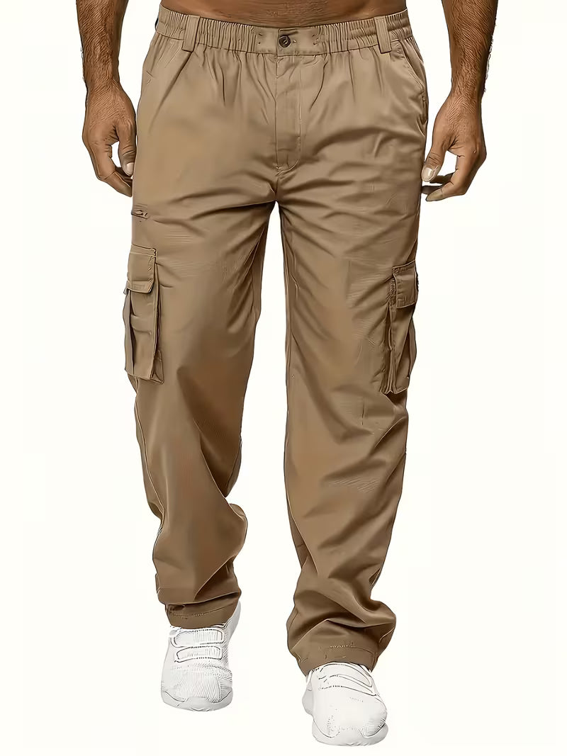 Pantalones cargo para hombre de trabajo y vestir, tallas grandes