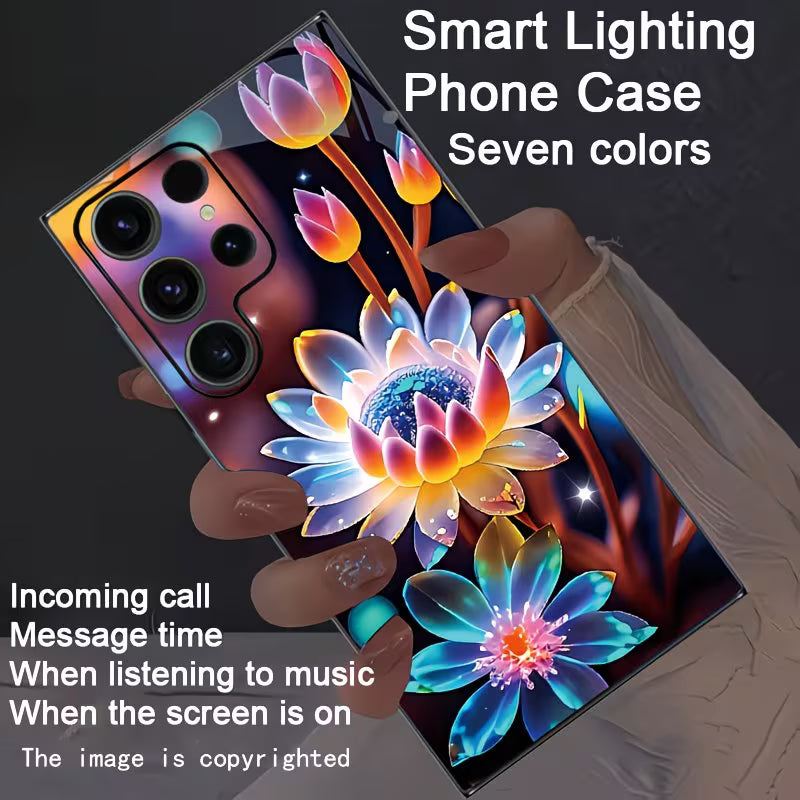 funda de última generación para teléfonos Samsung se ilumina y recibe la música de tu teléfono 