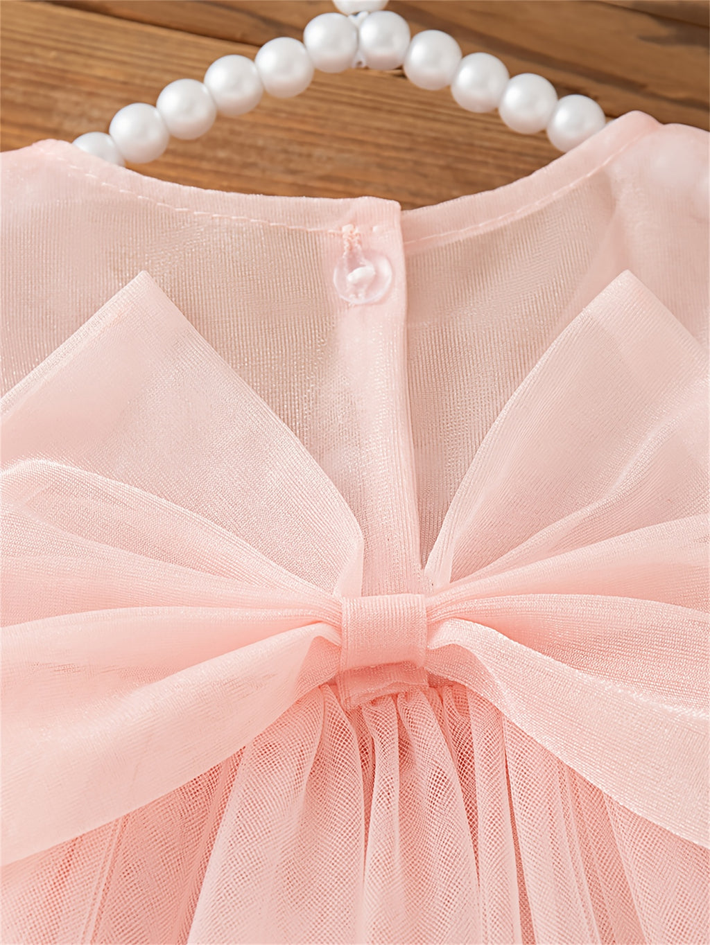 Vestido de Tul Rosa para Bebé y Niña | Lazo Grande, Falda Esponjosa | Tallas 9M a 2-3 Años