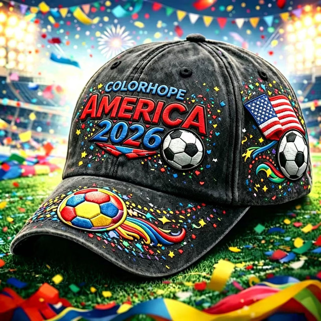 Gorra Mundial 2026 ⚽ | America USA Canadá México | Fanáticos del Fútbol | Unisex