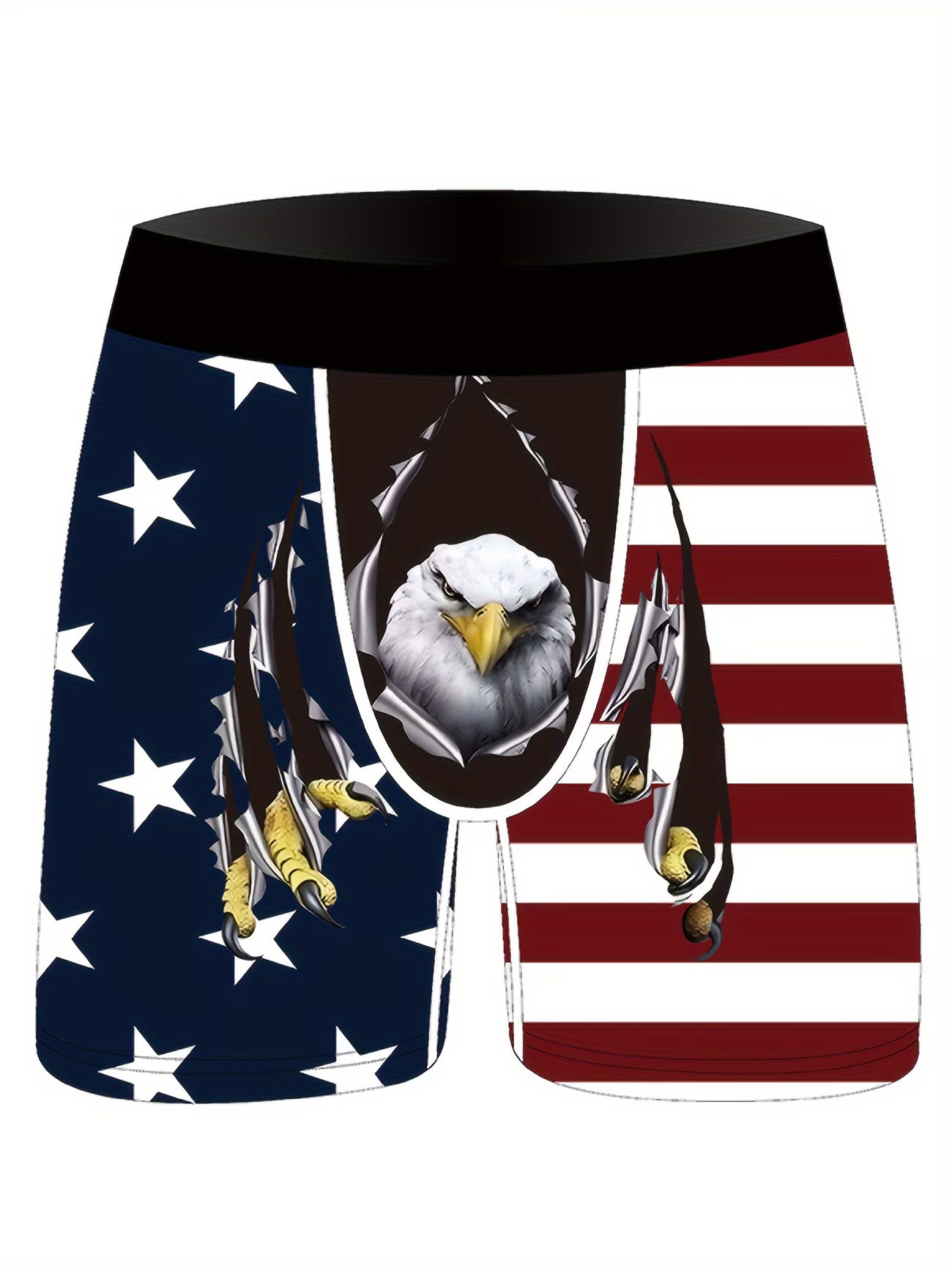 Bóxers Patrióticos para Hombre | Águila Americana y Bandera USA 🦅🇺🇸 | Pack de 3