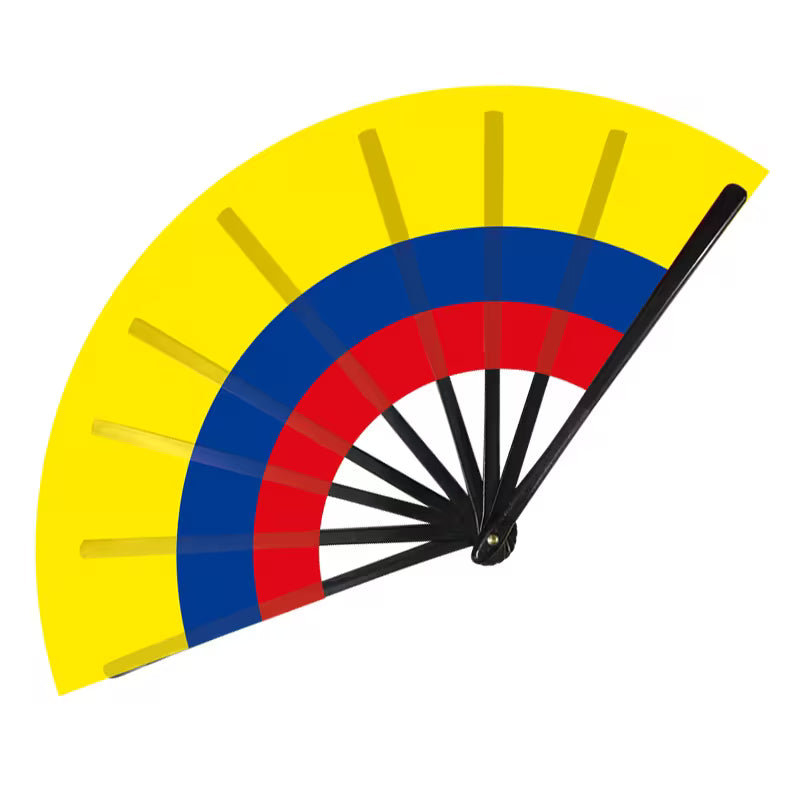 Abanico Plegable con Banderas Sudamericanas — 8 Países | Fiestas, Eventos y Animación