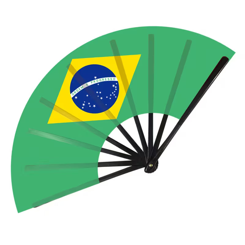 Abanico Plegable con Banderas Sudamericanas — 8 Países | Fiestas, Eventos y Animación