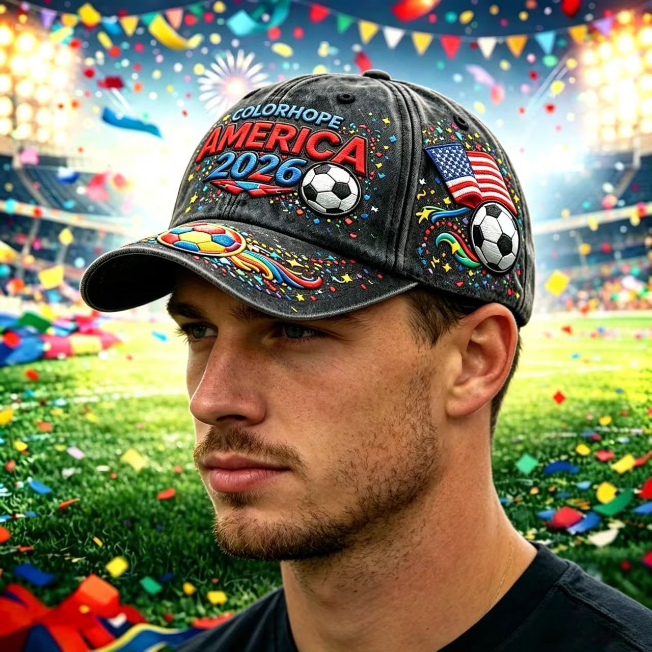 Gorra Mundial 2026 ⚽ | America USA Canadá México | Fanáticos del Fútbol | Unisex