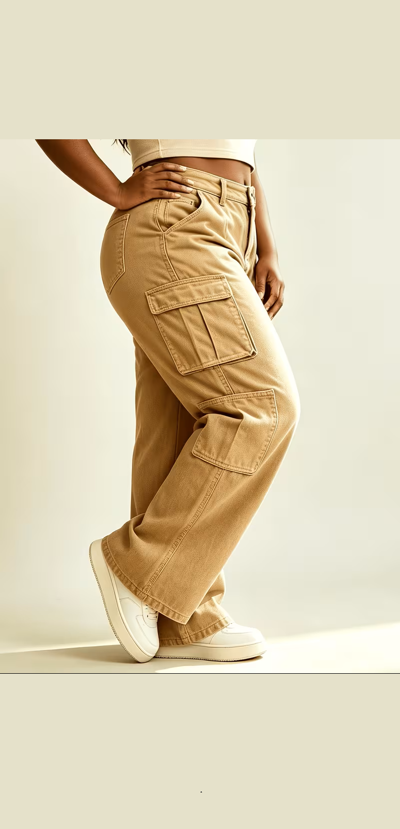 pantalon linea cargo para mujer, tallas grandes
