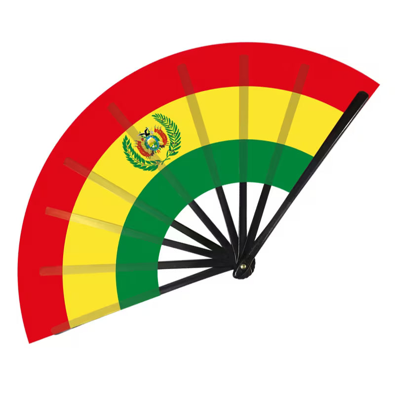 Abanico Plegable con Banderas Sudamericanas — 8 Países | Fiestas, Eventos y Animación