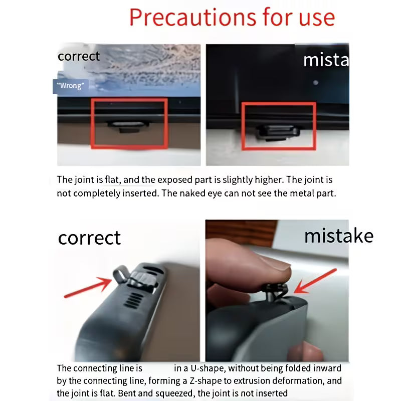 Instrucciones de uso y conexión del plug de la funda inteligente luminosa para iPhone