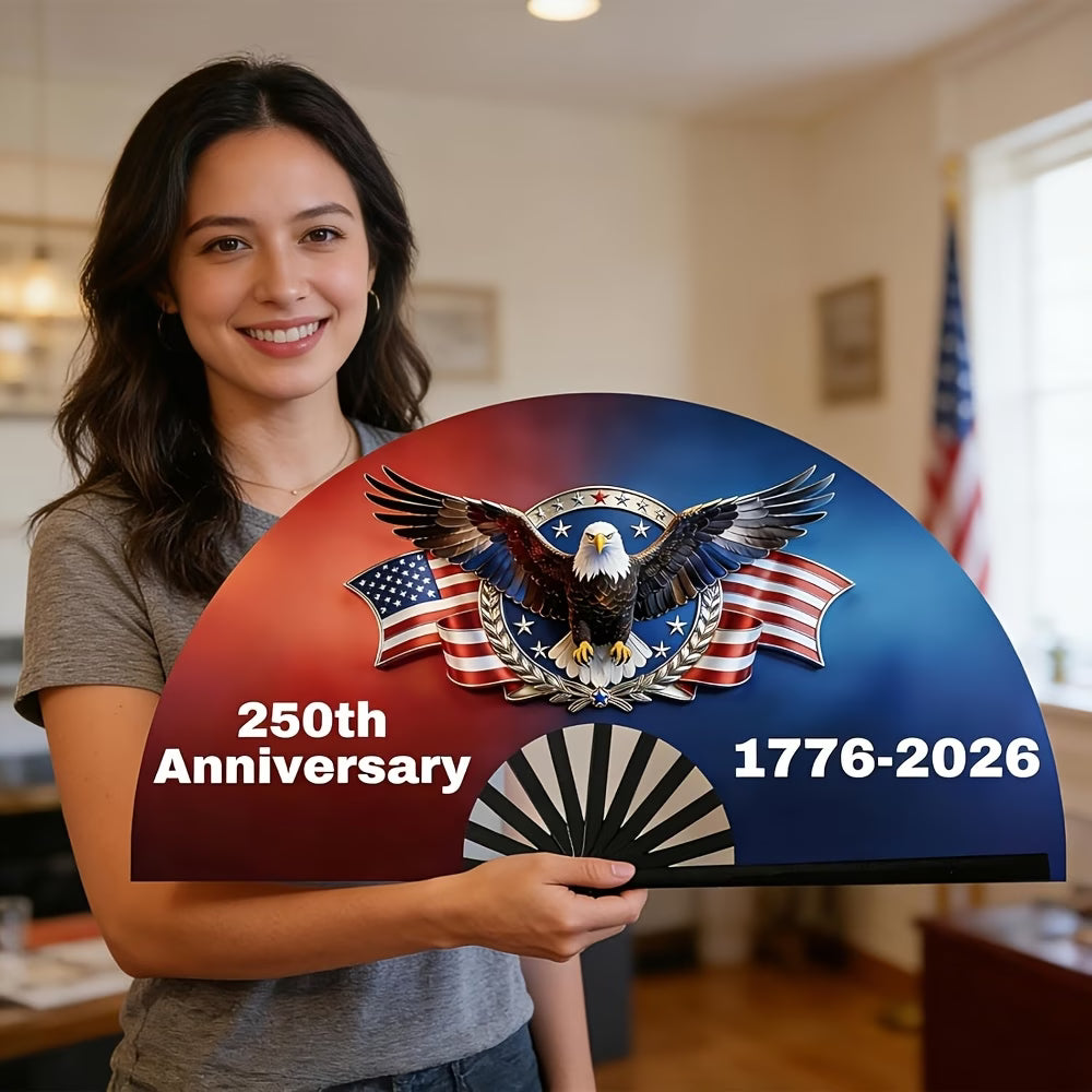 Pack 2 Abanicos Plegables Patrióticos | 250 Aniversario de América 1776-2026