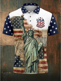 Polo Patriótica 250 Aniversario USA 1776-2026 | Estatua de la Libertad