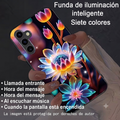 funda inteligente y luminosa para teléfonos samsung el teléfono se ilumina con las llamadas entrantes 