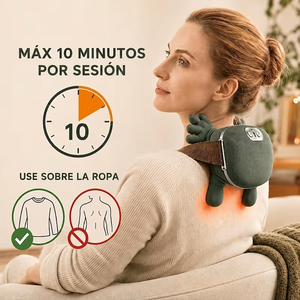 masajeador electrico,para cuello y espalda