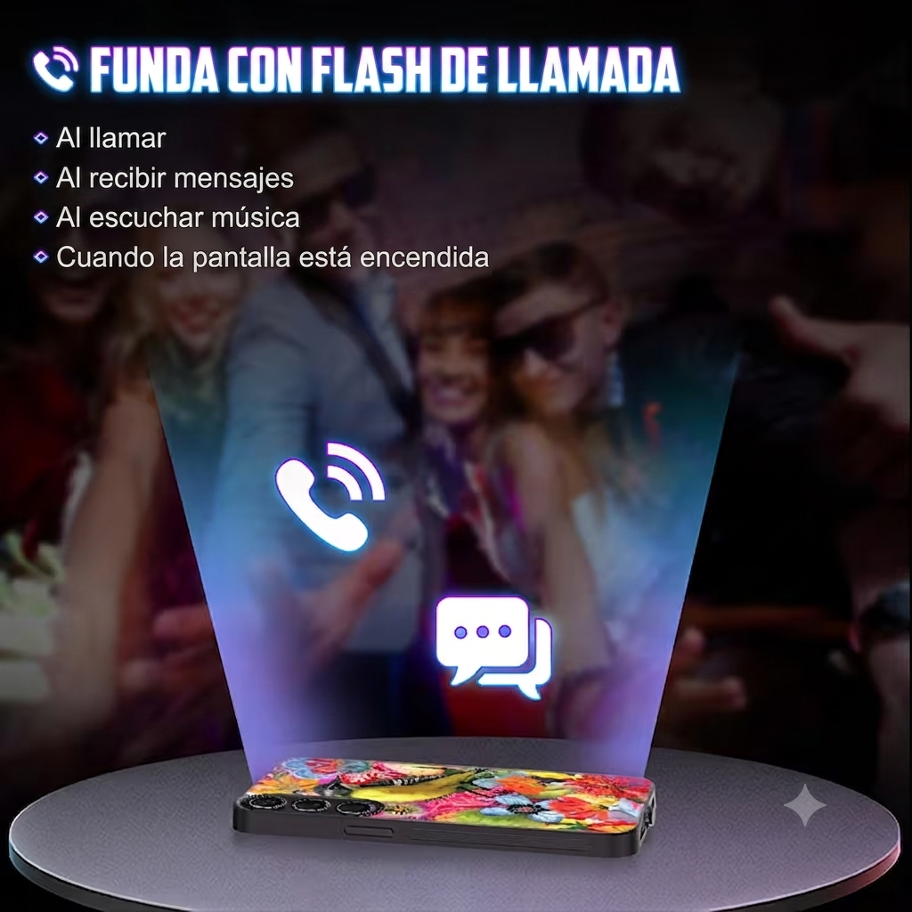 Funda Samsung Galaxy con iluminación inteligente Smart Lighting Phone Case siete colores
7 —