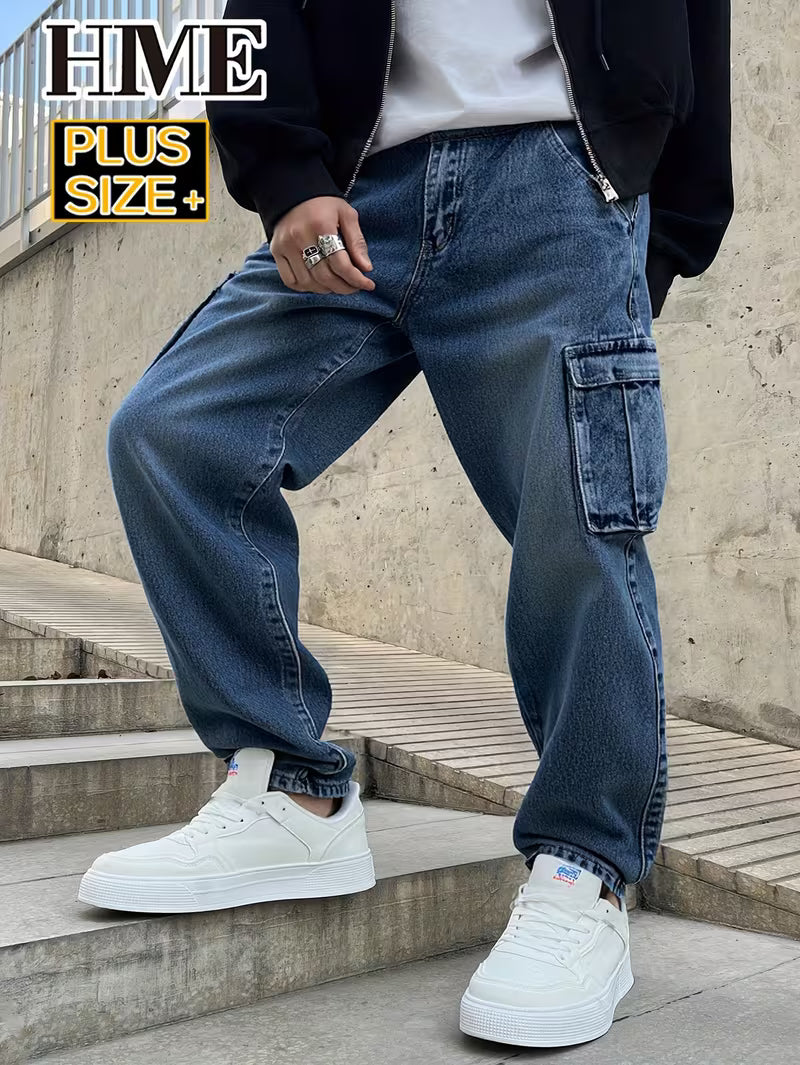 Jeans de Trabajo para Hombres Talla Grande