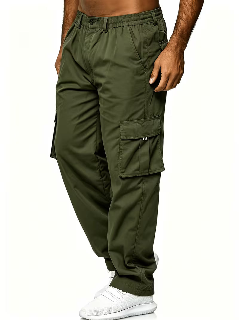 Pantalones cargo para hombre de trabajo y vestir, tallas grandes