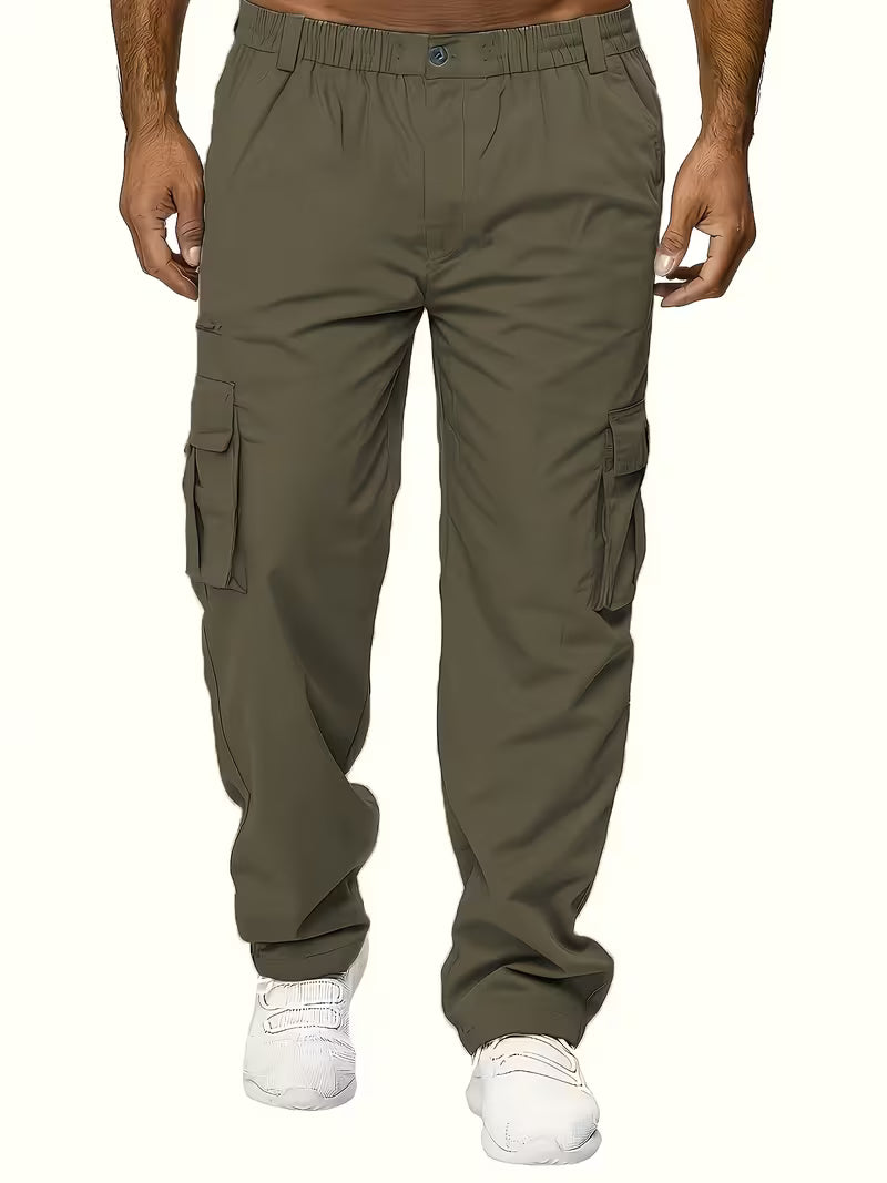 Pantalones cargo para hombre de trabajo y vestir, tallas grandes