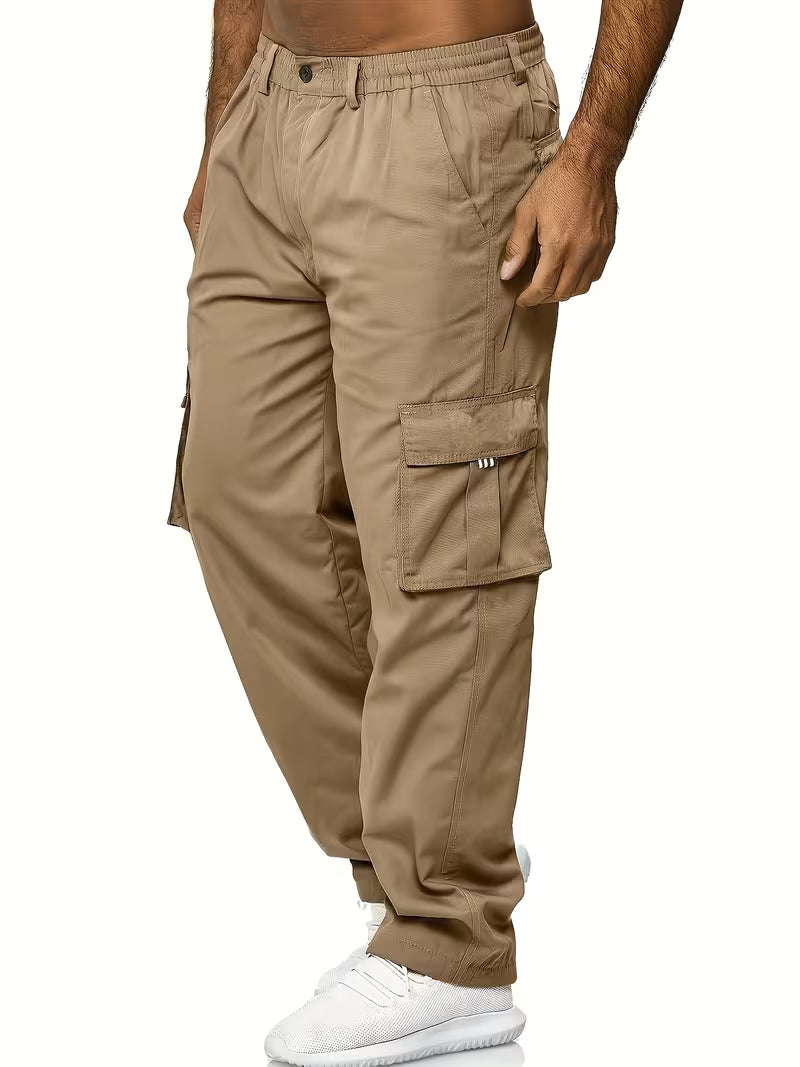 Pantalones cargo para hombre de trabajo y vestir, tallas grandes