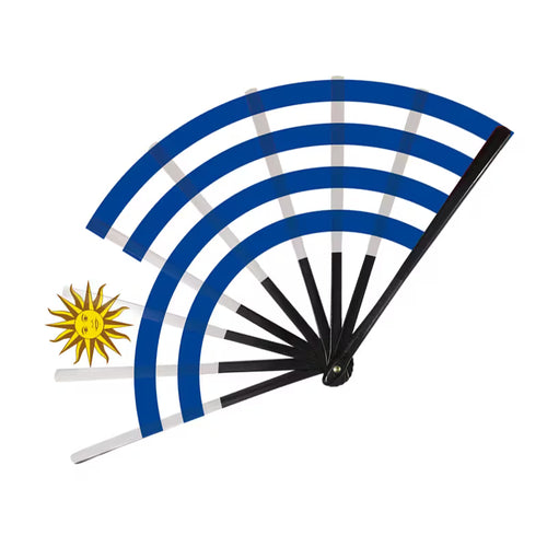 Abanico Plegable con Banderas Sudamericanas — 8 Países | Fiestas, Eventos y Animación