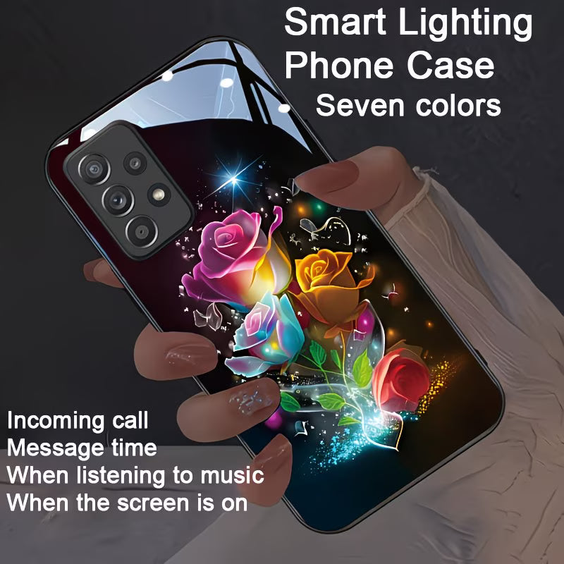 Funda inteligente con 7 colores que se ilumina con música, llamadas y mensajes — Soñando en Azul"